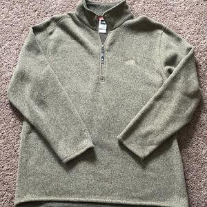 North Face Fleece Knit 3/4 Pullover XL